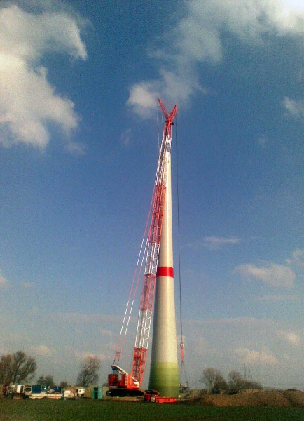 Baubeginn Windpark Broderstorf III